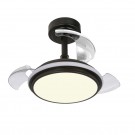 VENTILADOR  DE TECHO 32/55 CM NEGRO LED