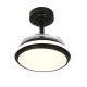 VENTILADOR  DE TECHO 32/55 CM NEGRO LED