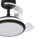 VENTILADOR  DE TECHO 32/55 CM NEGRO LED