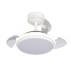 VENTILADOR  DE TECHO 32/55 CM BLANCO LED