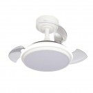 VENTILADOR  DE TECHO 32/55 CM BLANCO LED