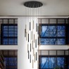 LÁMPARA DE TECHO GRANDE DE 25 LUCES