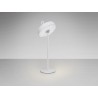 LÁMPARA DE MESA LED RECARGABLE USB CRISTAL TALLADO