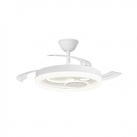 VENTILADOR  DE TECHO 48/ 106 CM BLANCO LED