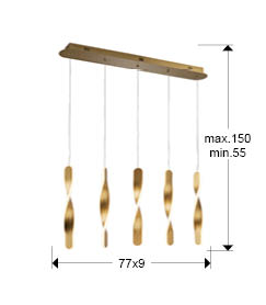 lampara_de_techo_lineal_oro_cepillado